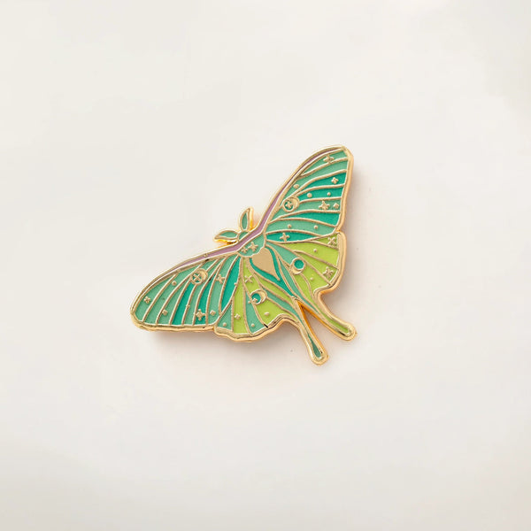 Luna Moth Enamel Pin