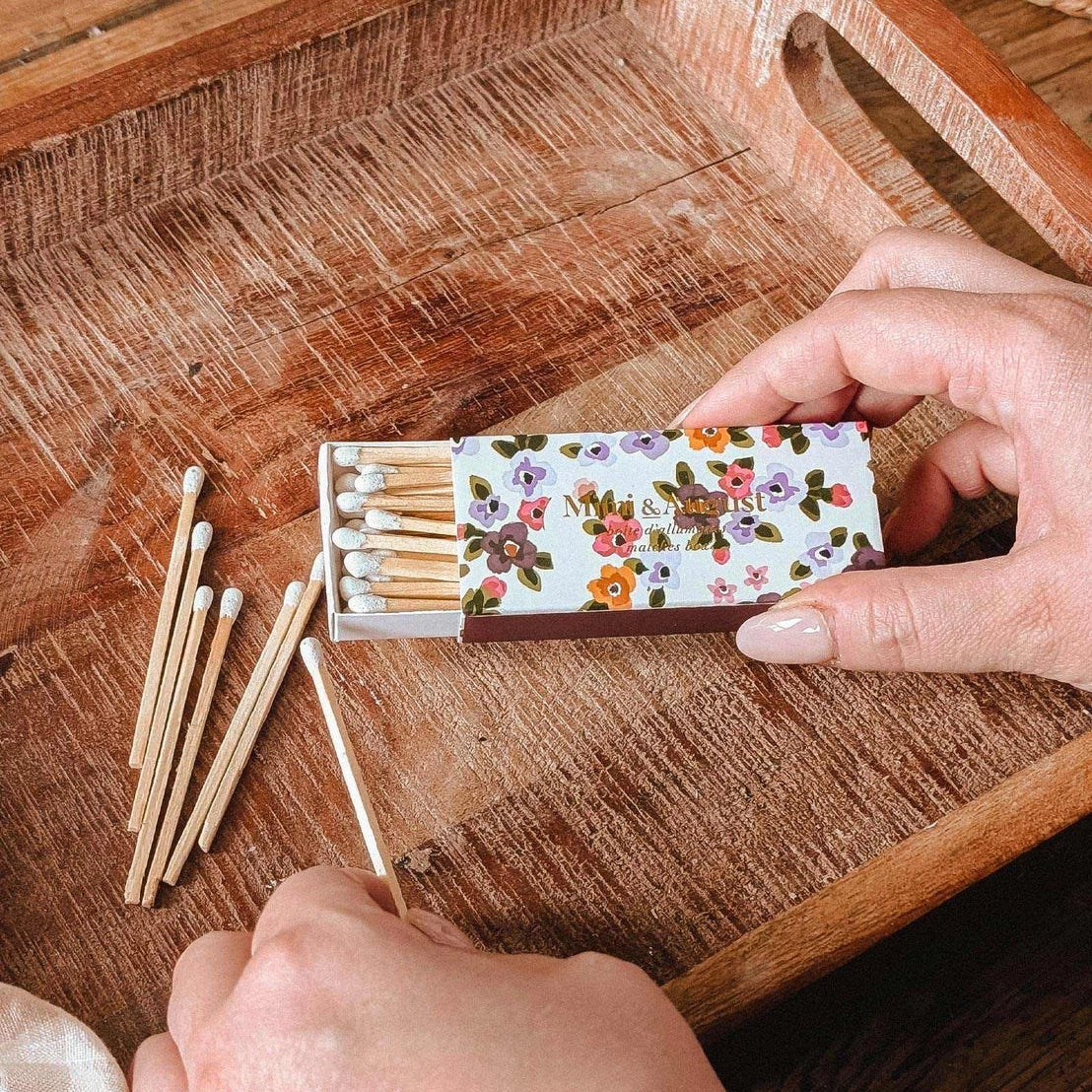 Floral Matchbox