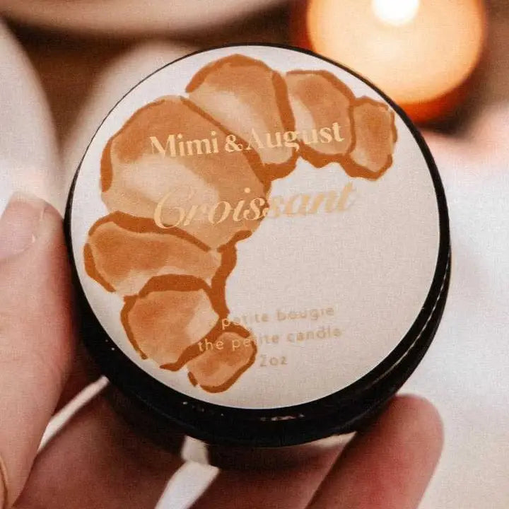 Mini Soy Wax Candle — Croissant