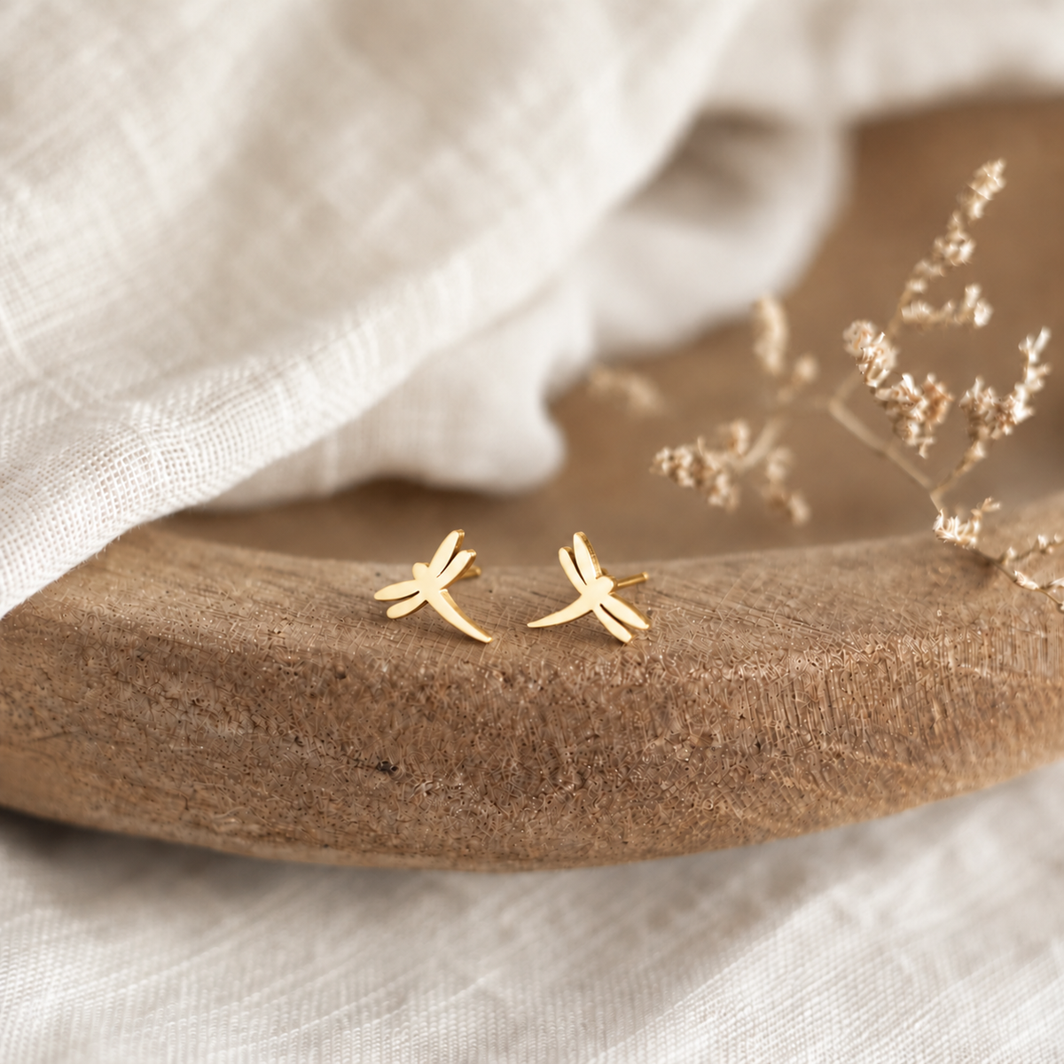Mini Dragonfly Earrings