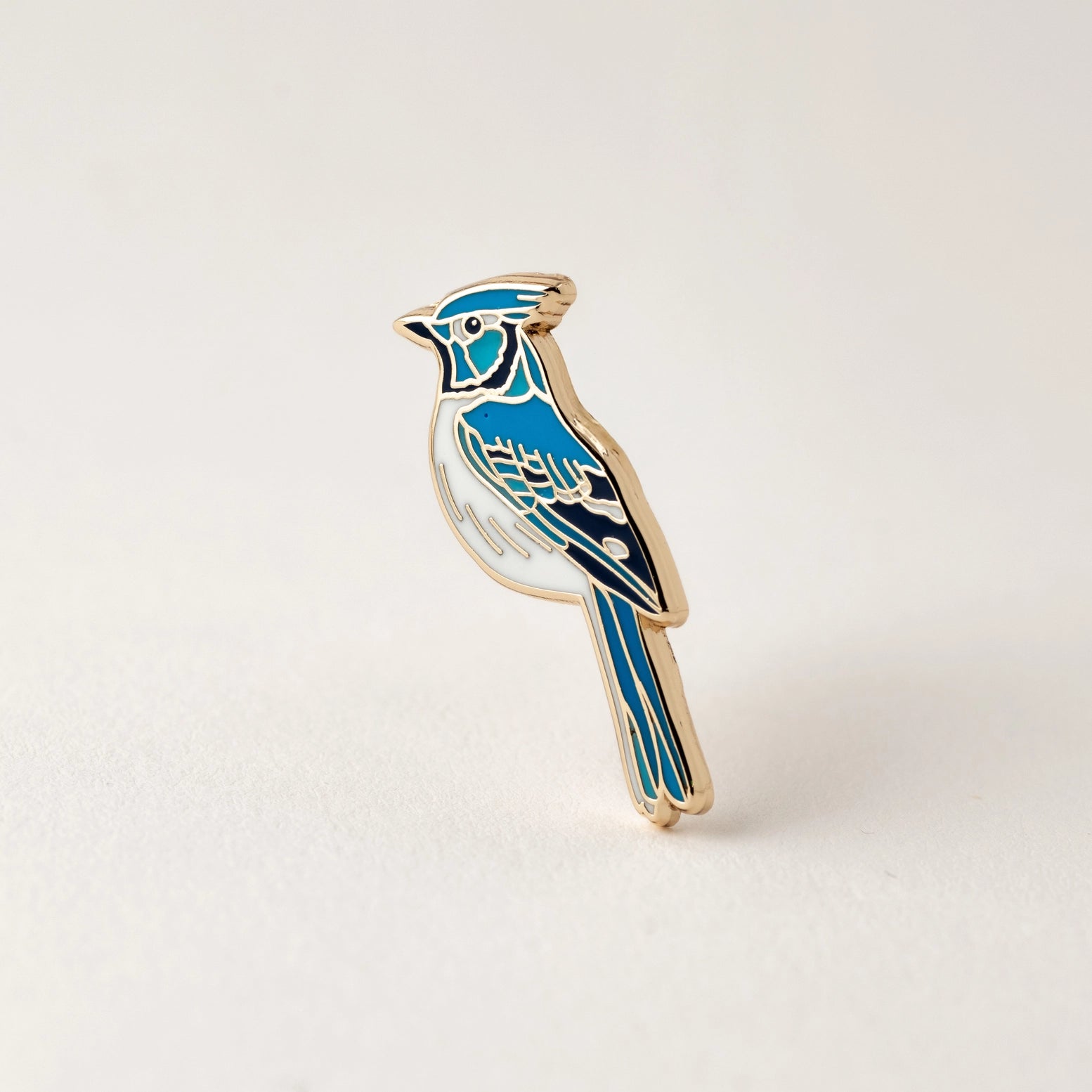 Blue Jay Enamel Pin