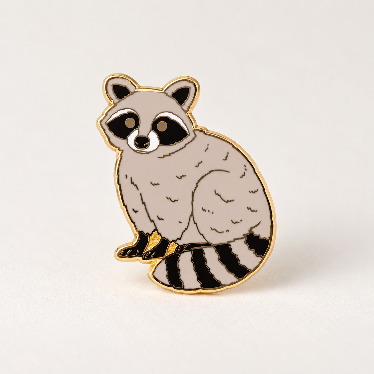 Racoon Enamel Pin