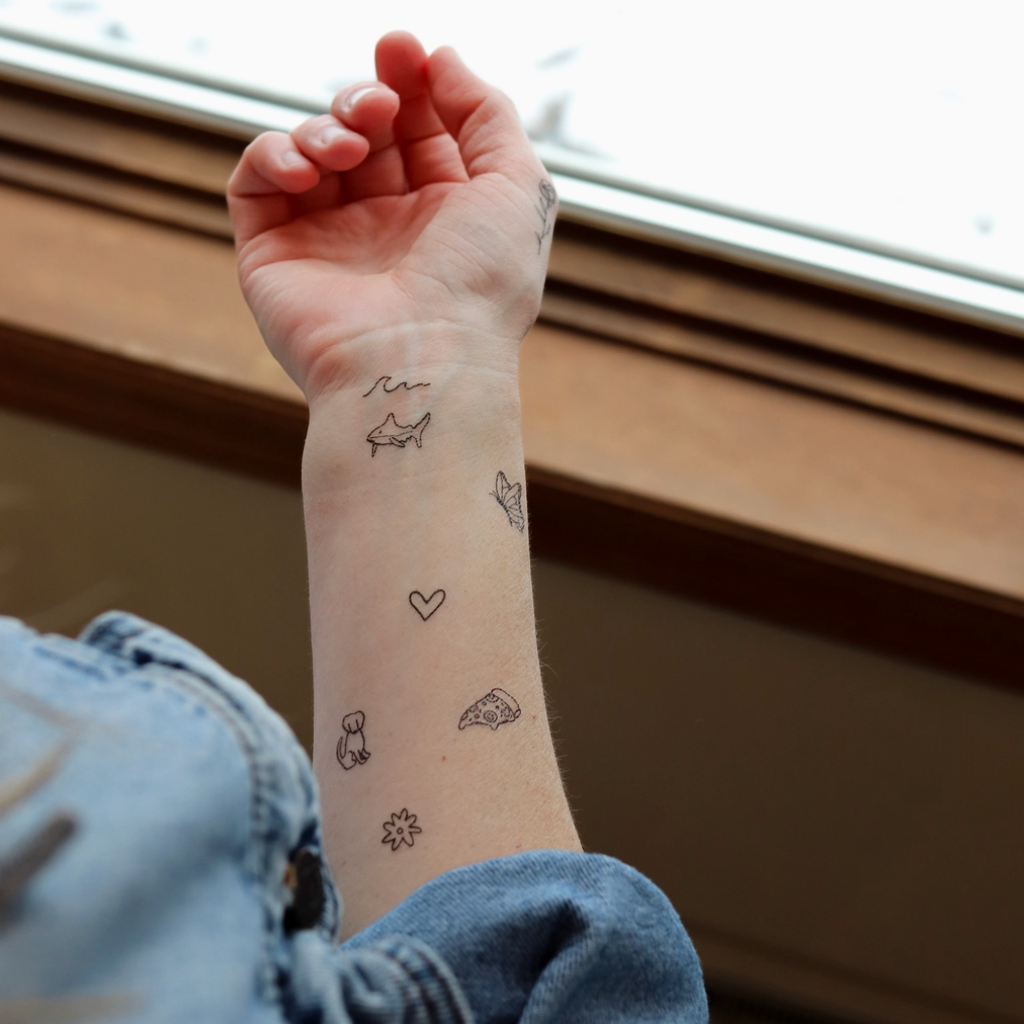 Tiny Temporary Tattoos