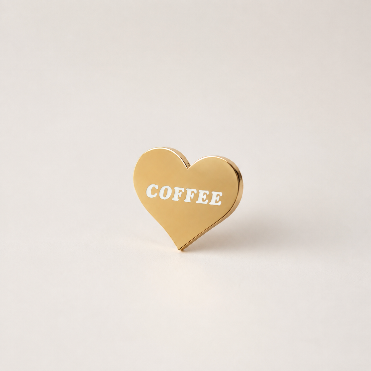 Coffee Heart Pin