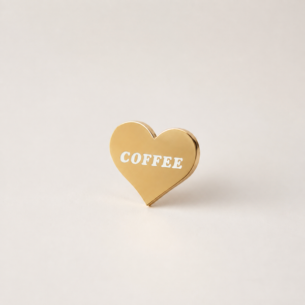Coffee Heart Pin