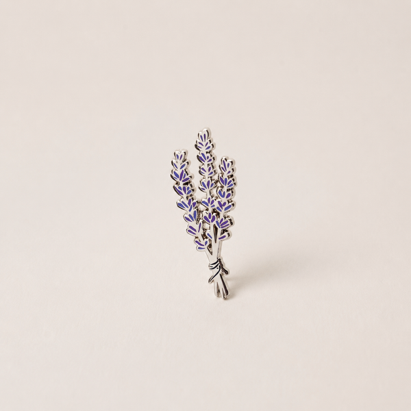 Lavender Enamel Pin
