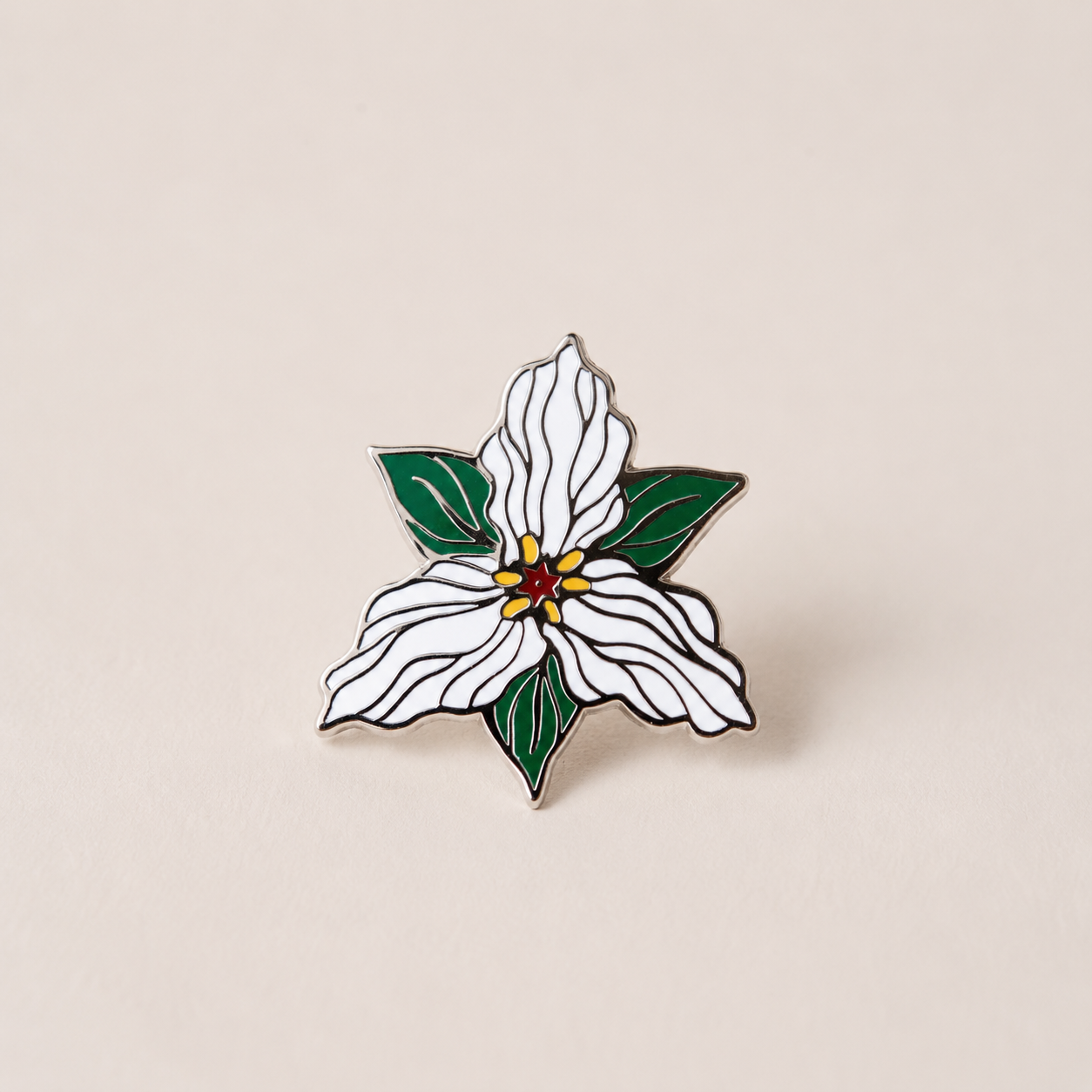 Trillium Enamel Pin