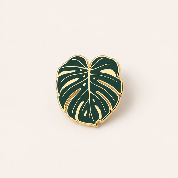 Monstera Leaf Enamel Pin