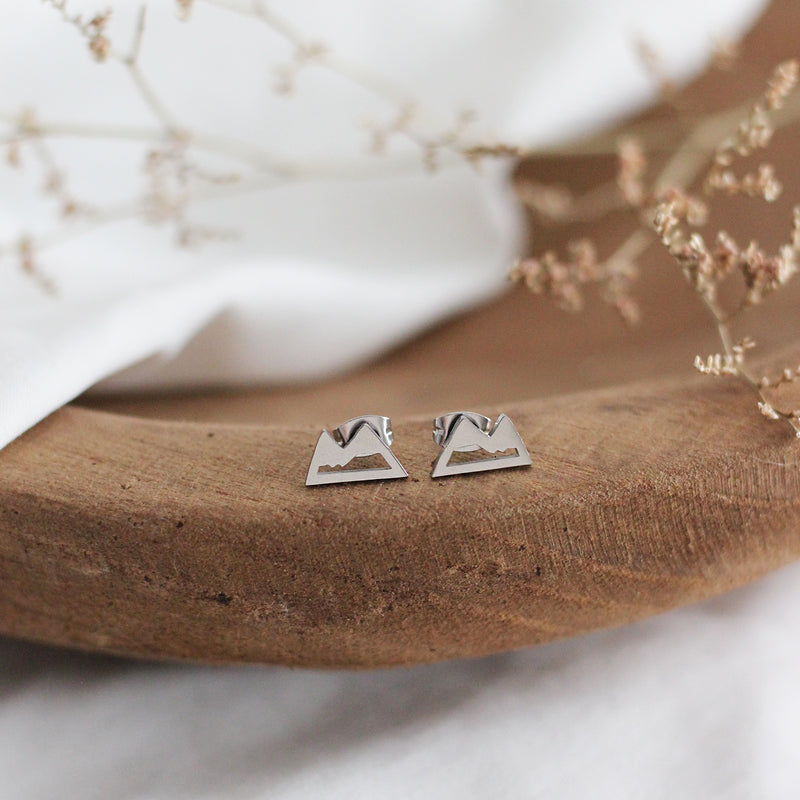 Mini Mountain Earrings