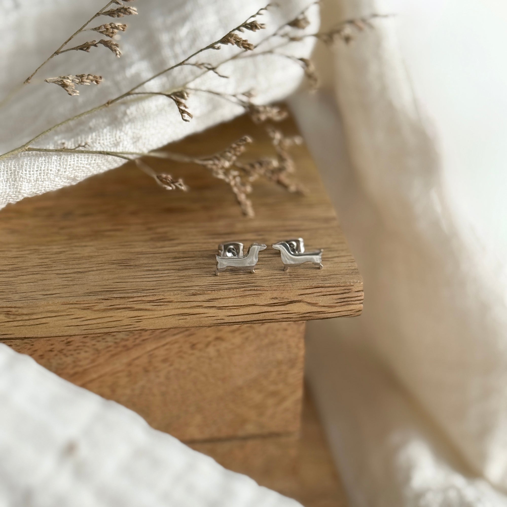 Mini Dachshund Earrings