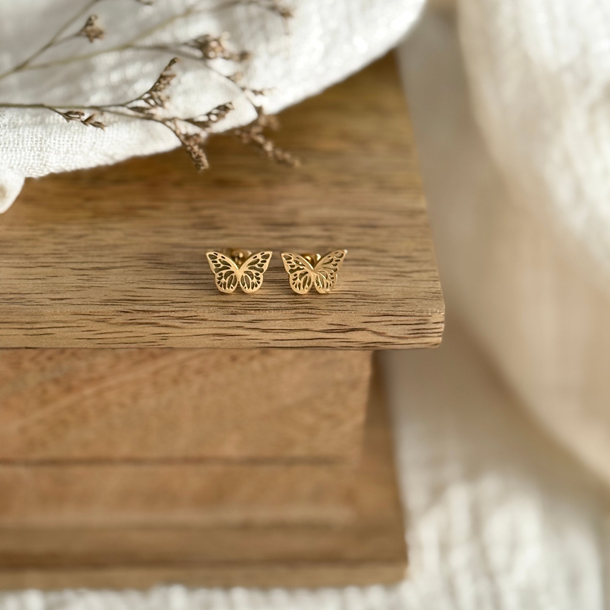Mini Butterfly Earrings