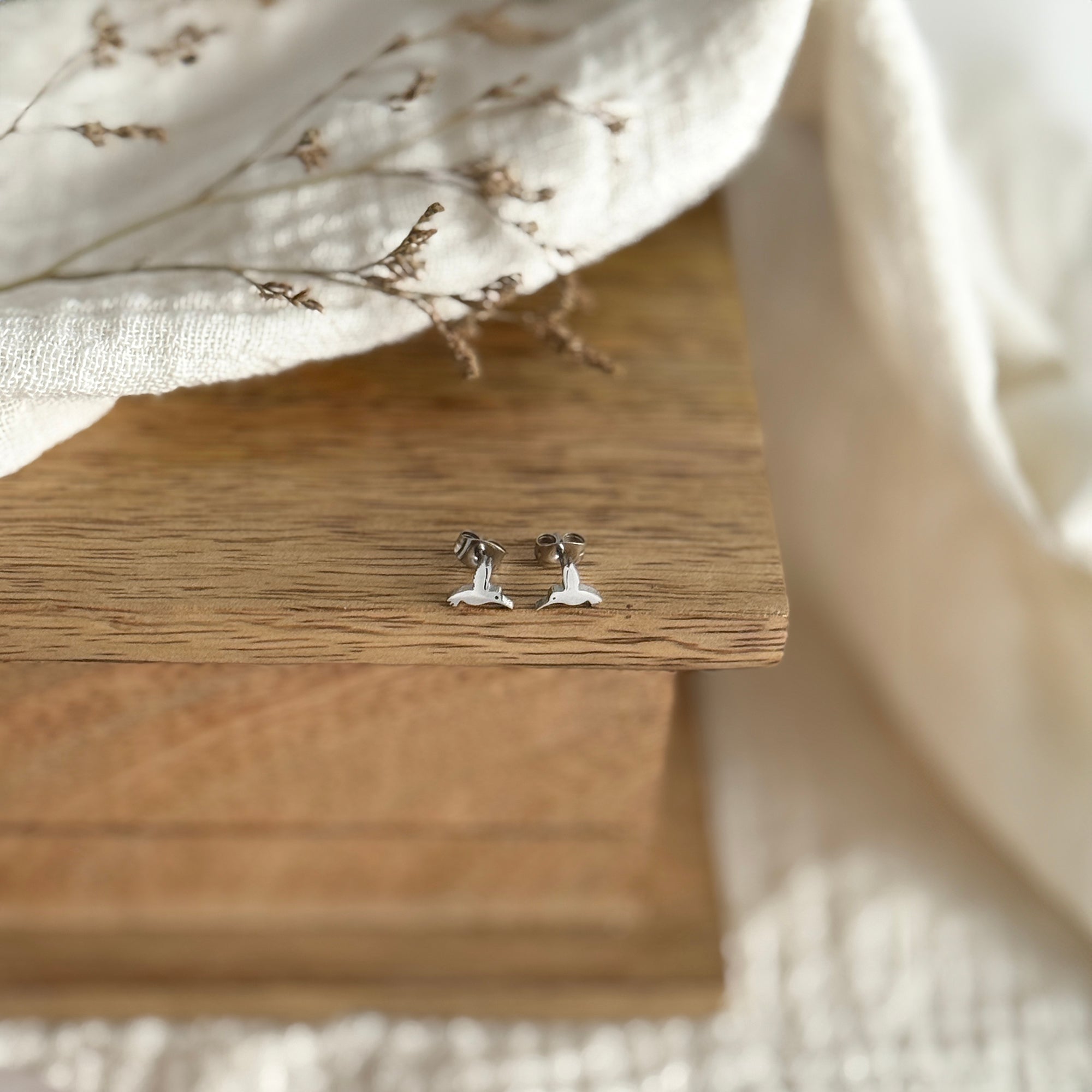 Mini Hummingbird Earrings