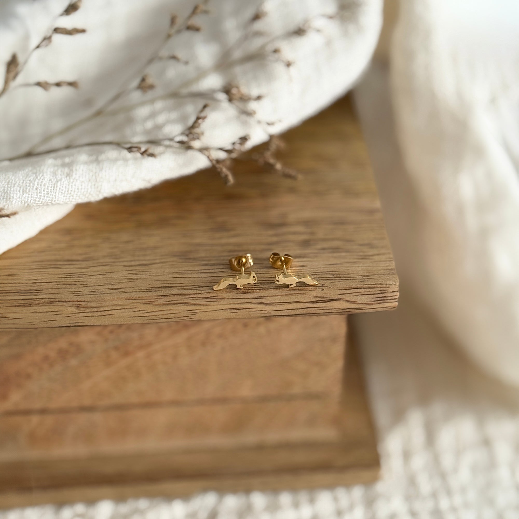 Mini Squirrel Earrings