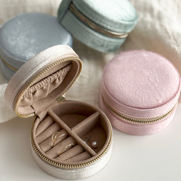 Velvet Travel Jewellery Box