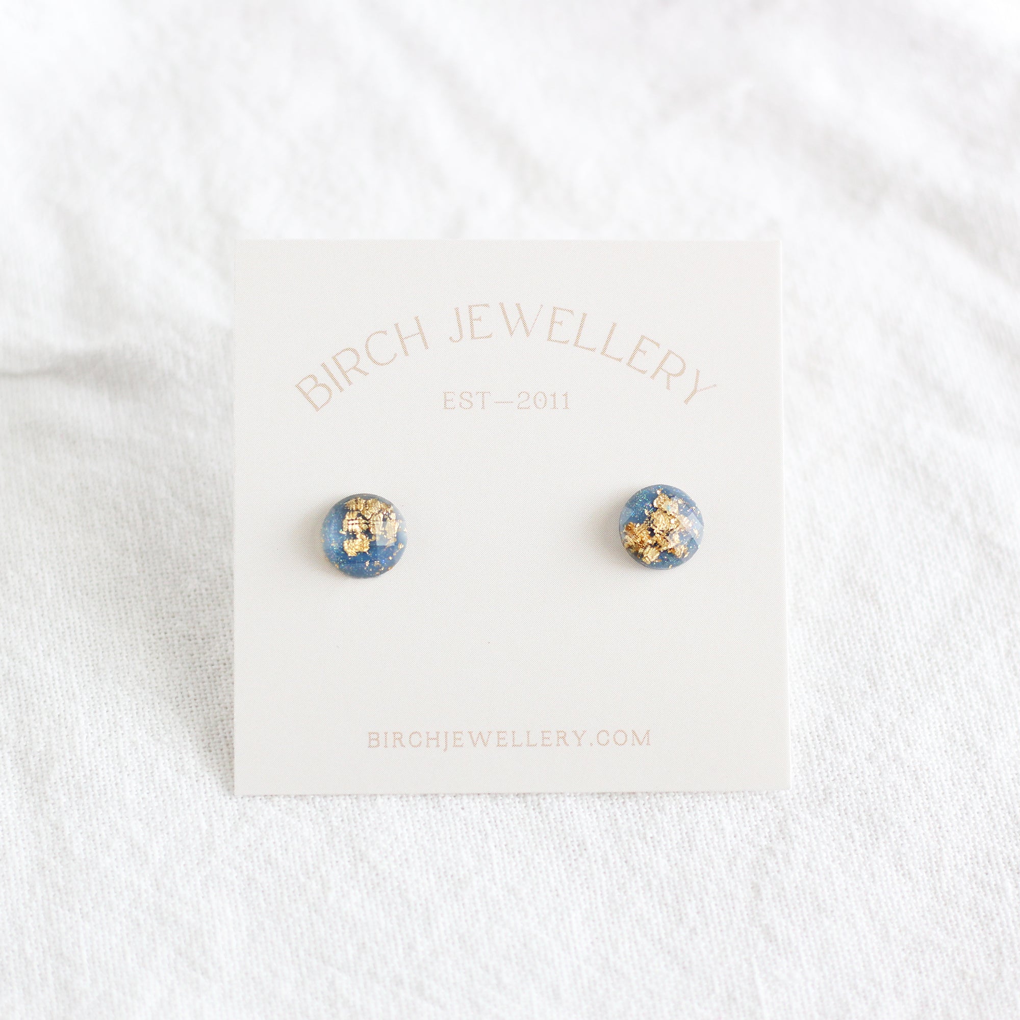 Blue & Gold Earrings