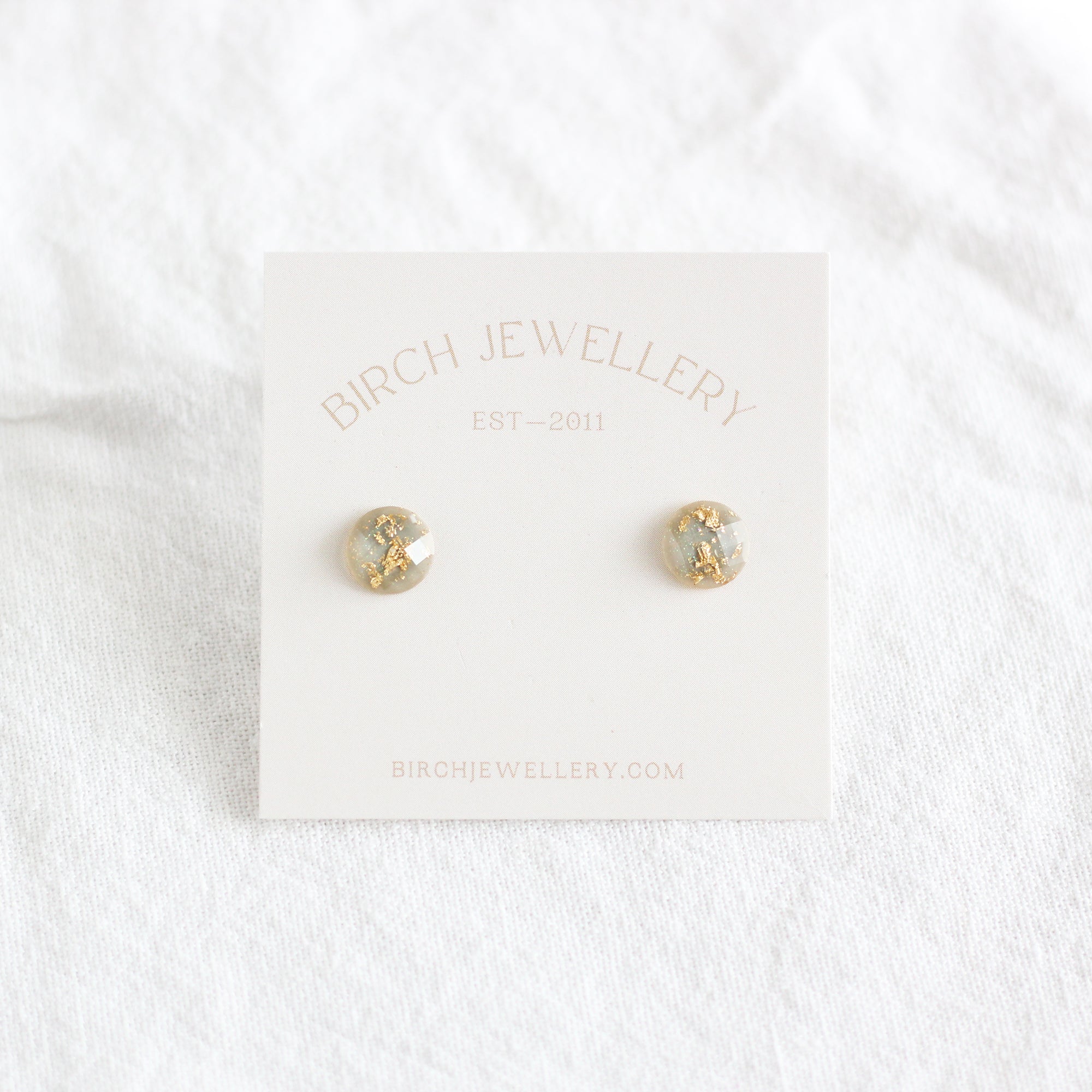 Grey & Gold Earrings