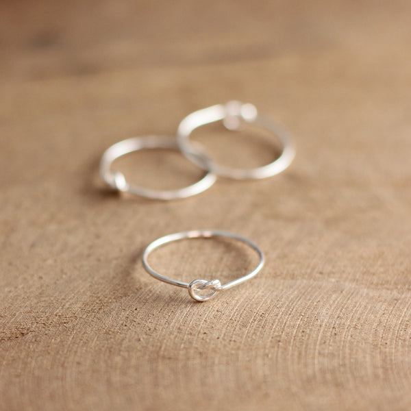 Classic Knot Ring - Sterling Silver