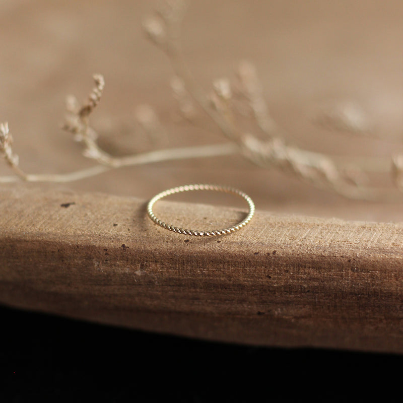 Twist Ring - 14k Gold-fill