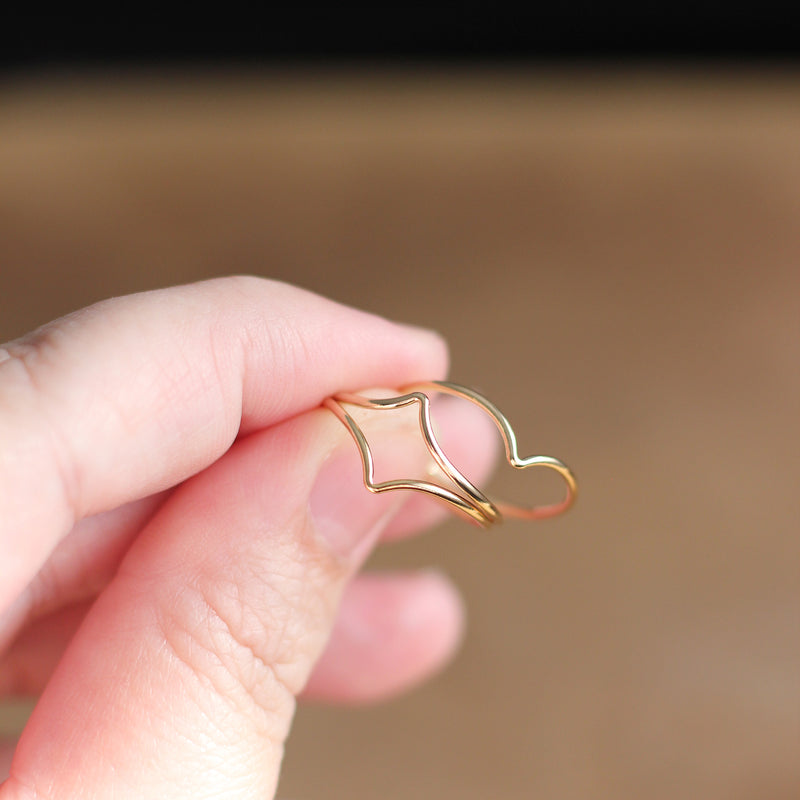 Wishbone Ring - 14k Gold-fill