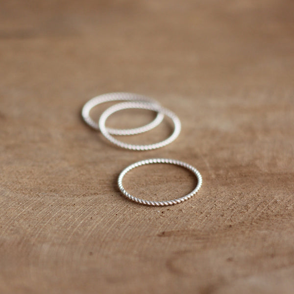 Twist Ring - Sterling Silver