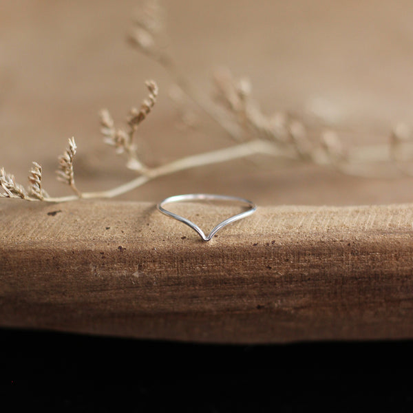 Wishbone Ring - Sterling Silver