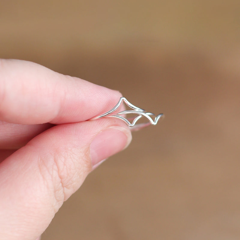 Wishbone Ring - Sterling Silver