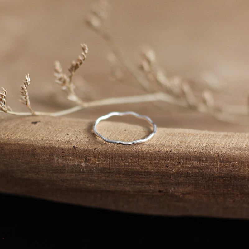 Wave Ring - Sterling Silver