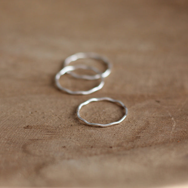 Wave Ring - Sterling Silver