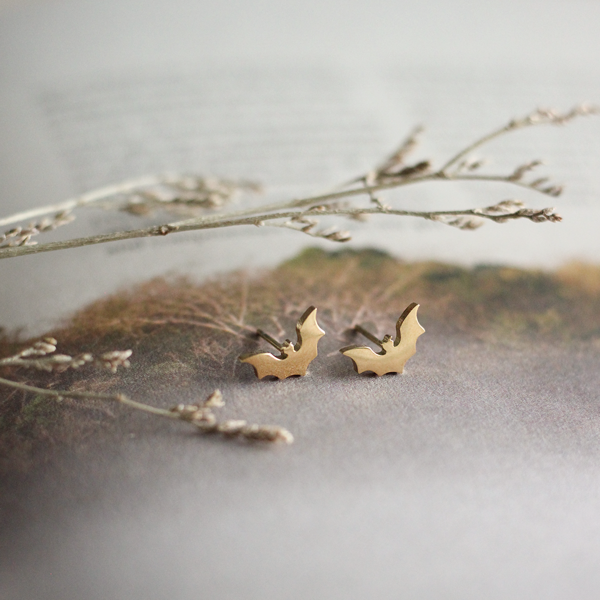 Mini Bat Earrings