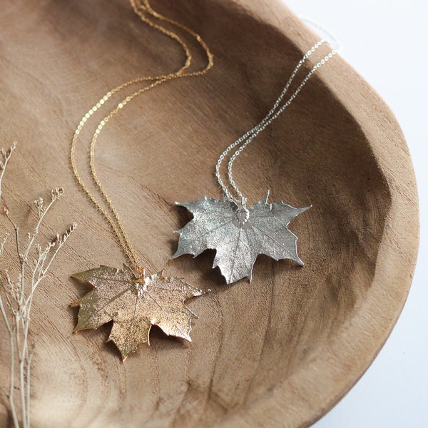 Genuine Maple Leaf Necklace