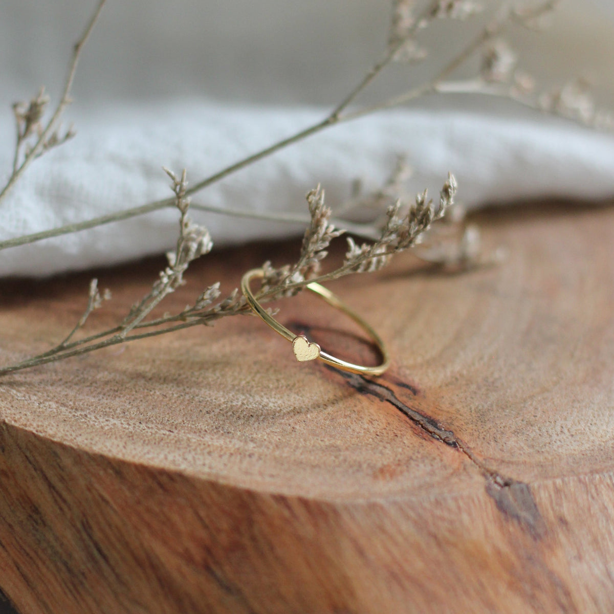 Mini Heart Ring - 14k Gold-fill