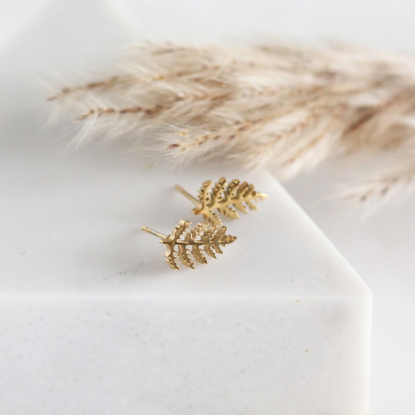 Mini Fern Earrings