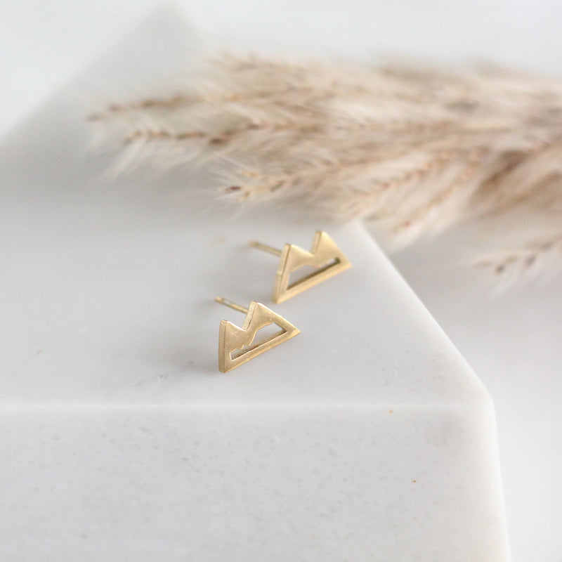 Mini Mountain Earrings