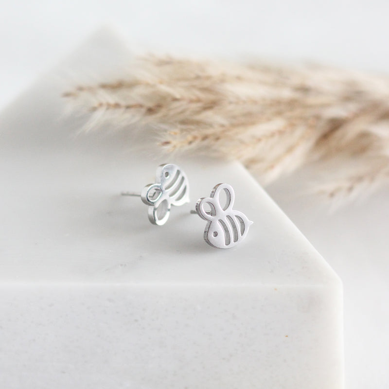 Mini Bee Earrings