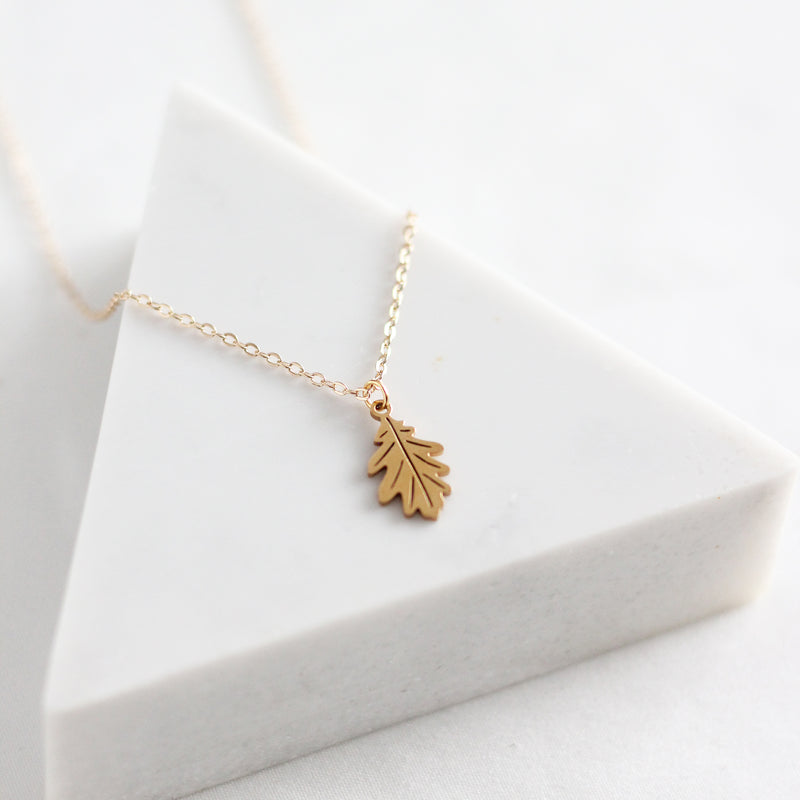 Oak Leaf Necklace