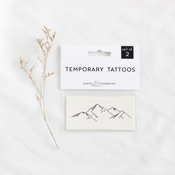 Mountain Temporary Tattoo