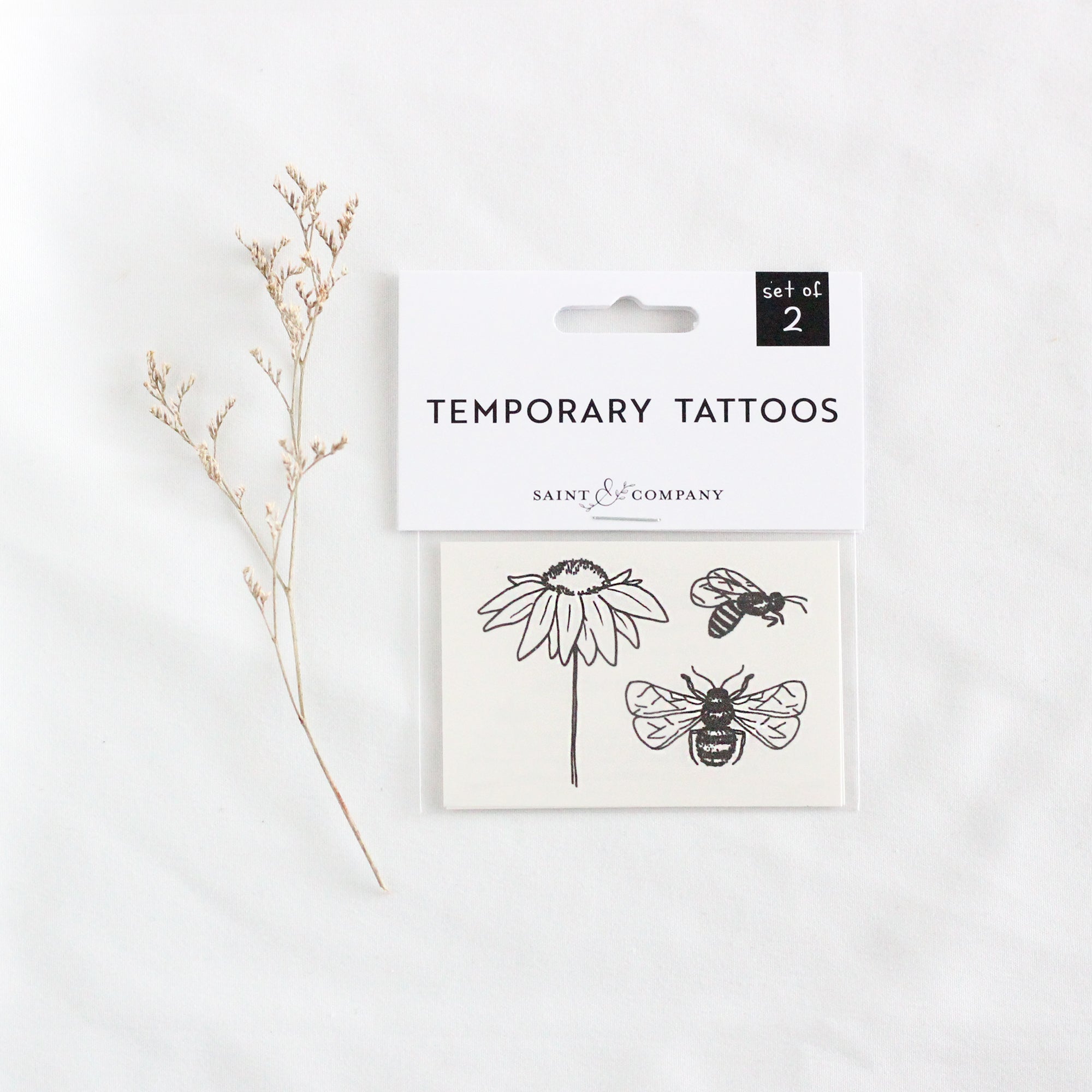 Honeybee Temporary Tattoos