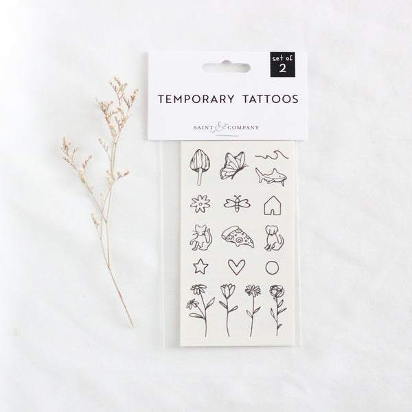 Tiny Temporary Tattoos