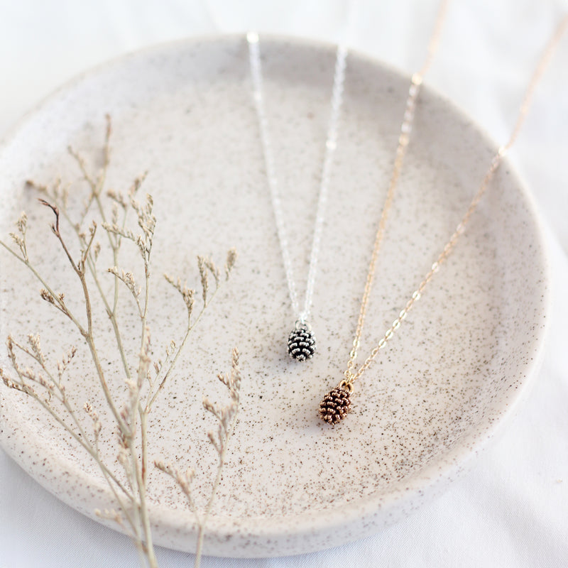 Pine Cone Necklace - Small