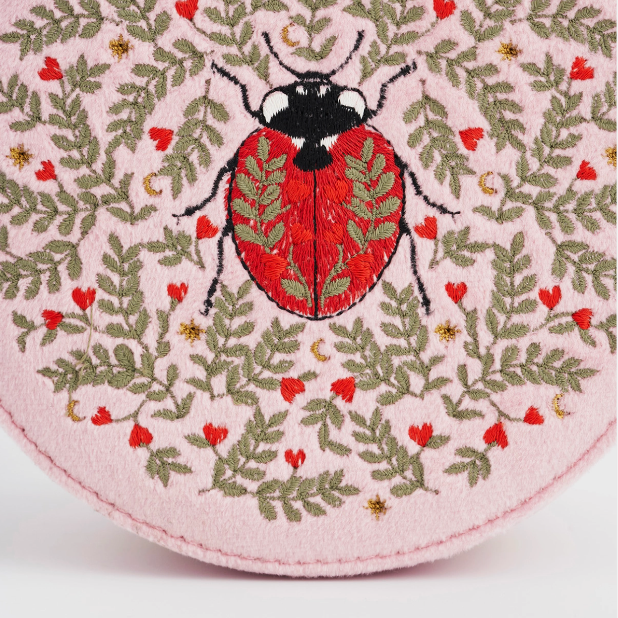 Ladybug Embroidered Jewellery Box