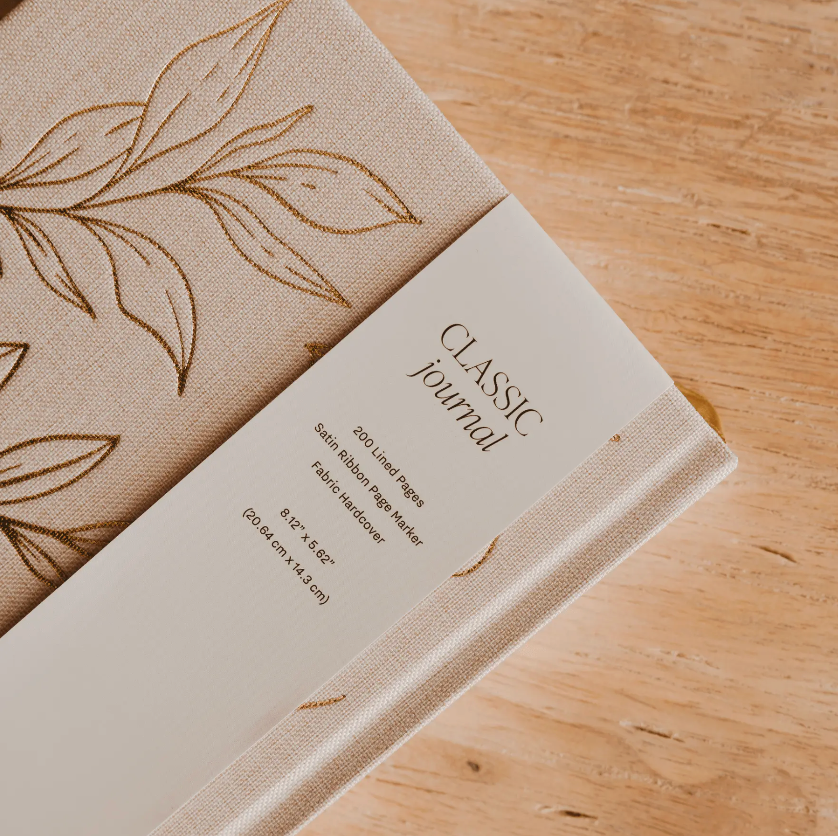 Gold Leaves Notebook