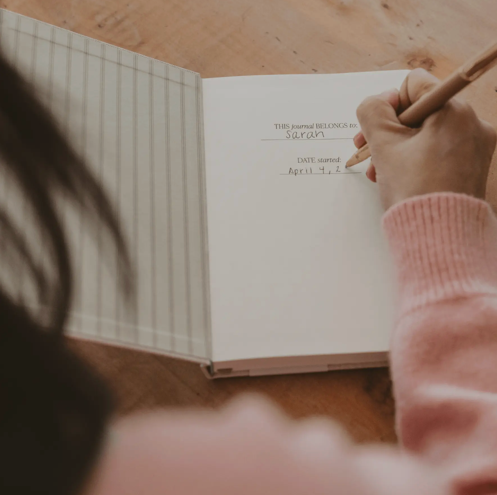 Gold Leaves Notebook