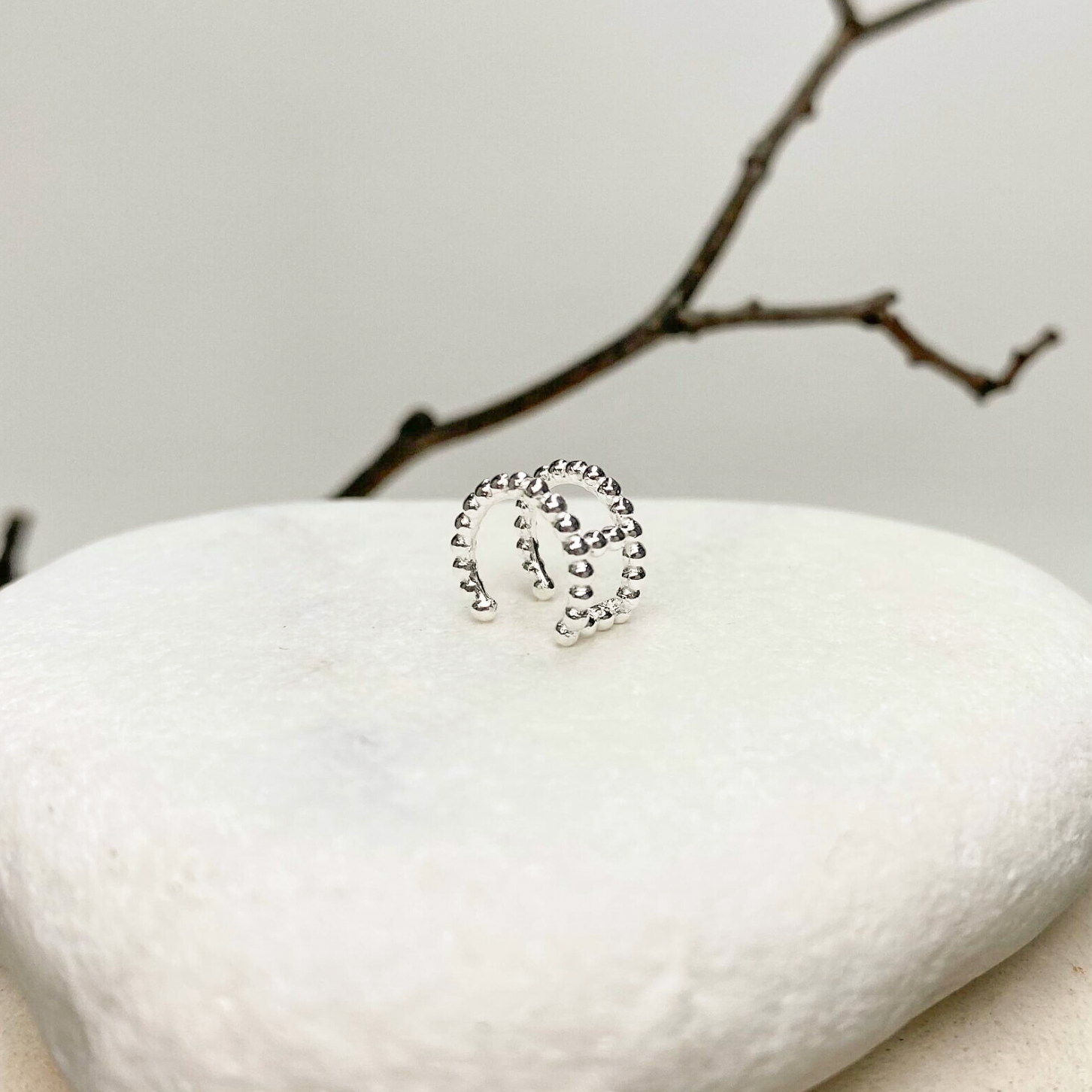 Double Beaded Ear Cuff