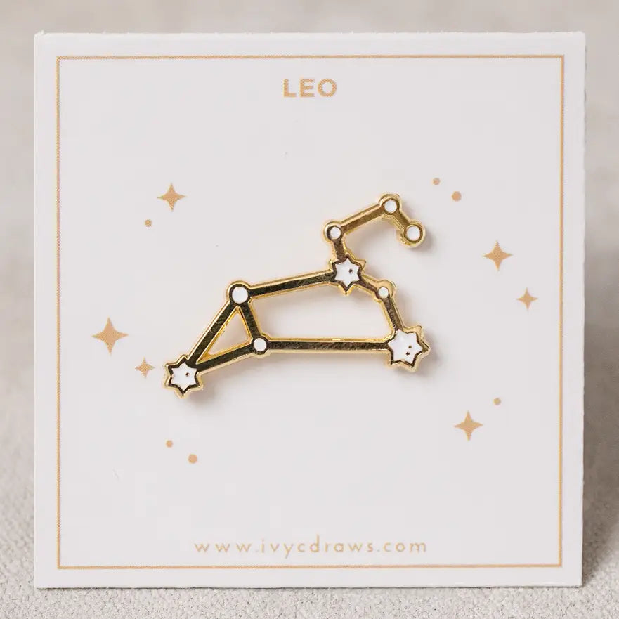 Zodiac Constellation Enamel Pin