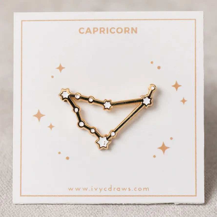 Zodiac Constellation Enamel Pin