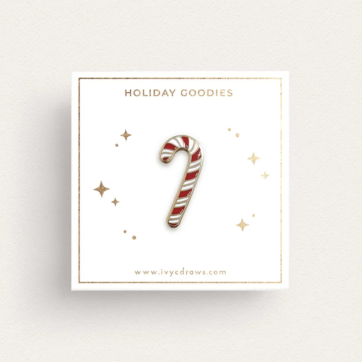 Candy Cane Enamel Pin