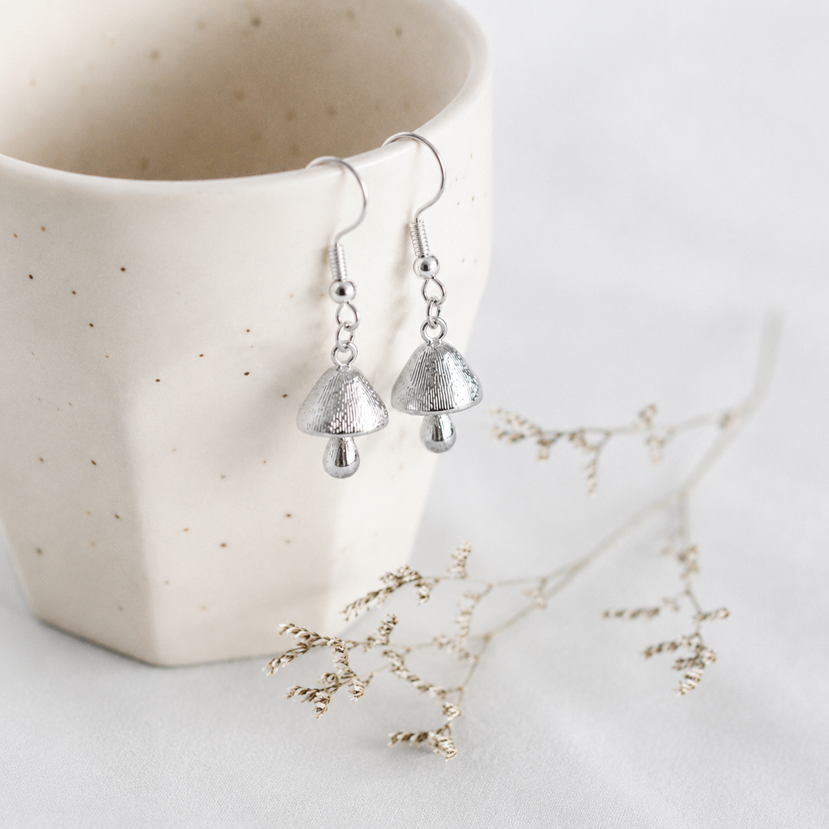 Mushroom Earrings