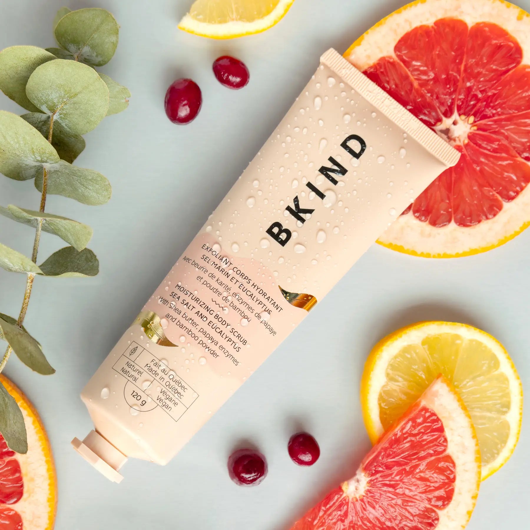 Sea Salt & Eucalyptus Body Scrub | BKIND