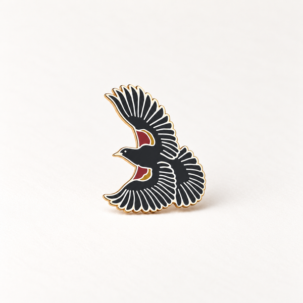 Red-winged Blackbird Enamel Pin