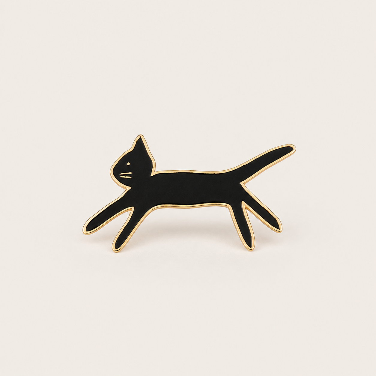 Black Cat Enamel Pin